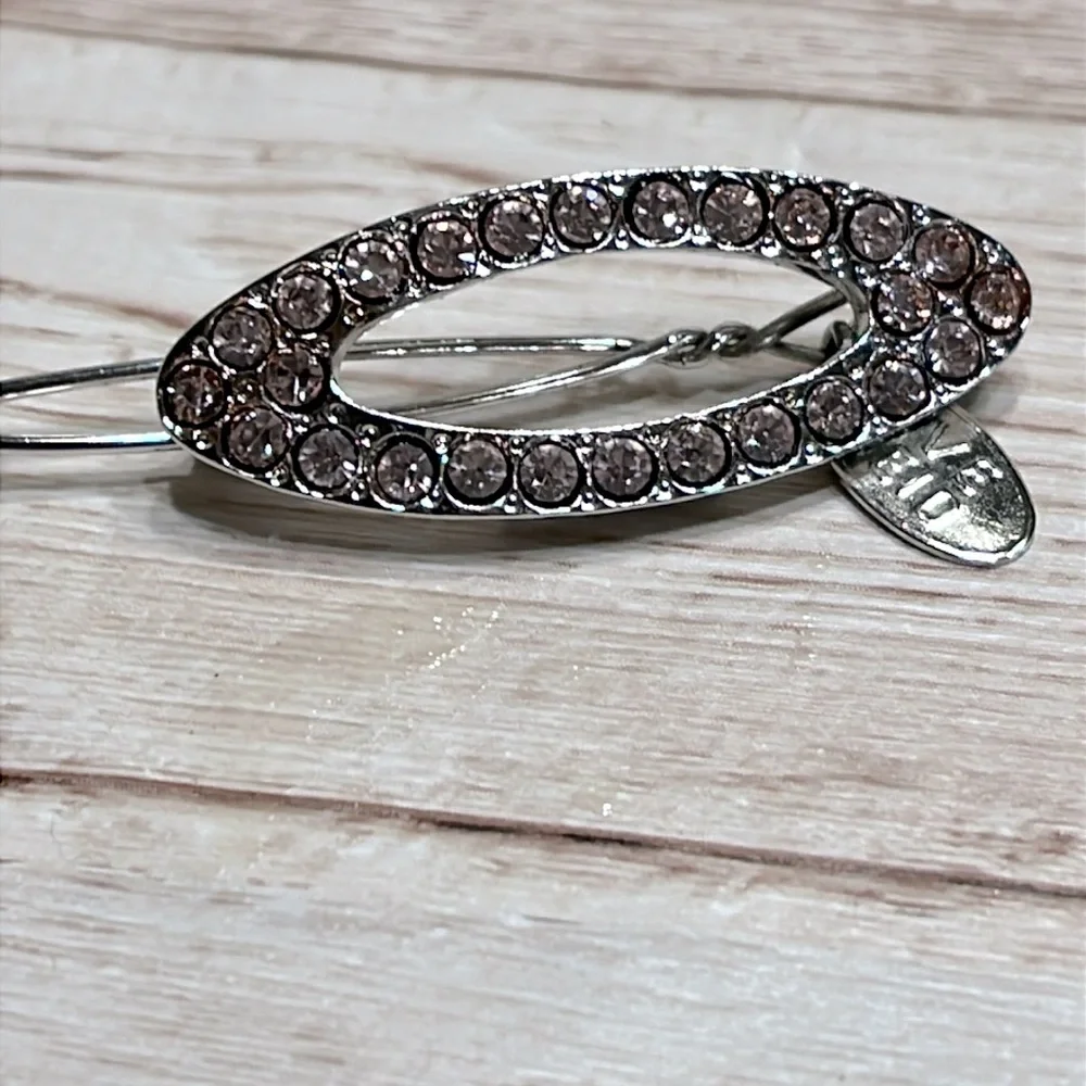 COPY - Eve Reid Silver Pink Stones Filigree Hair Barrettes Accessories
